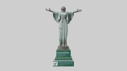 3D model Environmental Hope Statue model VR / AR / low-poly