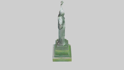 3D model Environmental Hope Statue model VR / AR / low-poly