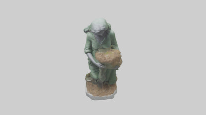 3D model Environmental Restoration Statue model VR / AR / low-poly