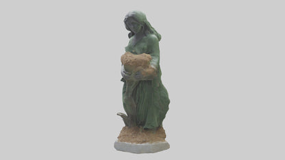 3D model Environmental Restoration Statue model VR / AR / low-poly