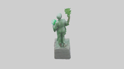 3D model Environmental Stewardship Hero Statue model VR / AR / low-poly