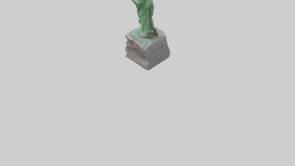 3D model Environmental Stewardship Hero Statue model VR / AR / low-poly