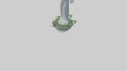 3D model Environmental Visionary Statue model VR / AR / low-poly