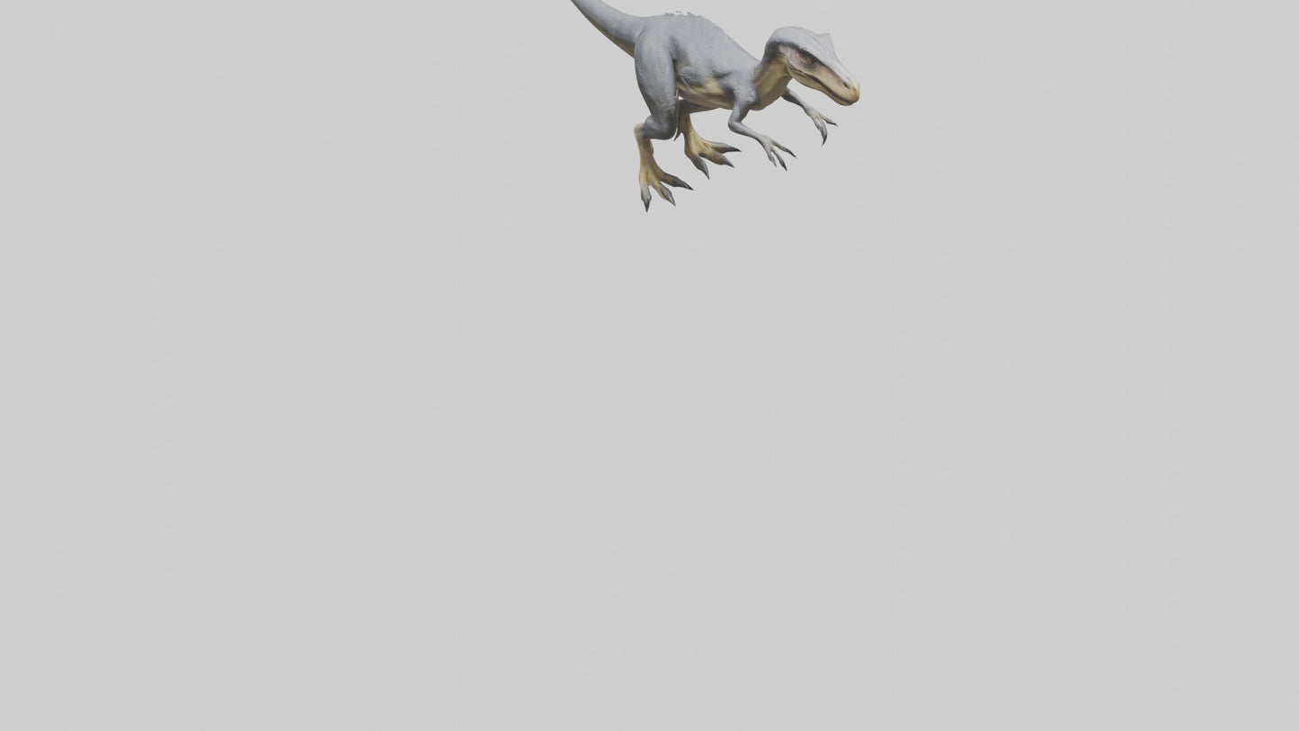 Eoraptor model VR / AR / low-poly