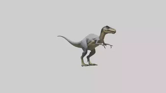 Eoraptor model VR / AR / low-poly