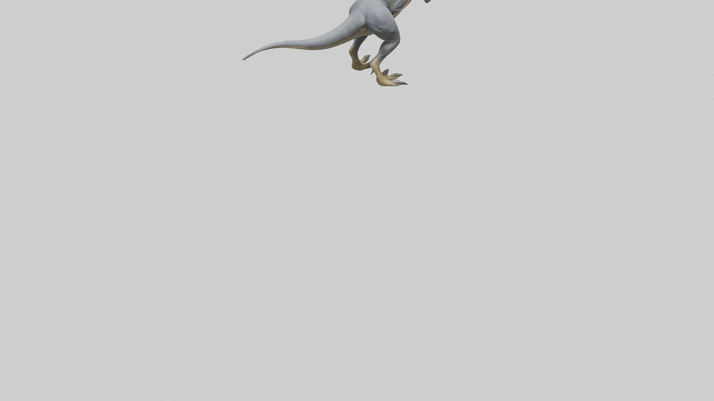 Eoraptor model VR / AR / low-poly