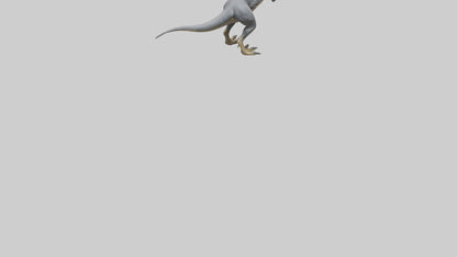 Eoraptor model VR / AR / low-poly