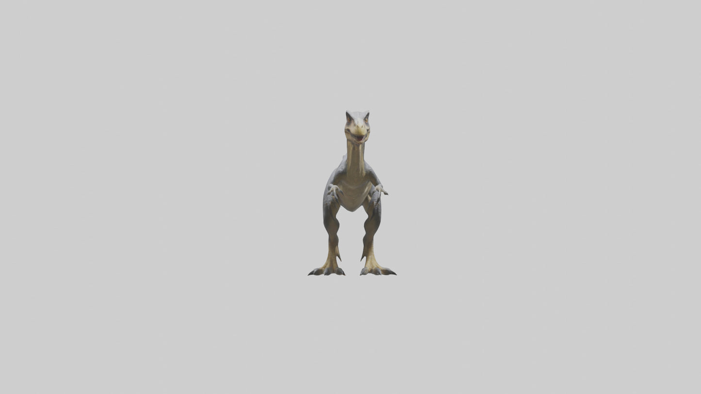 Eoraptor model VR / AR / low-poly