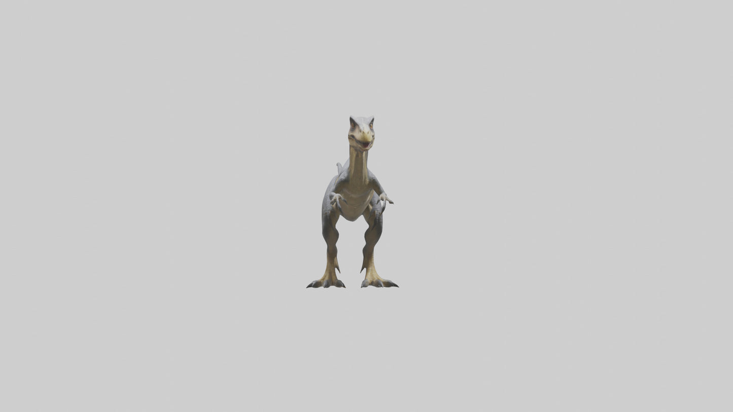 Eoraptor model VR / AR / low-poly