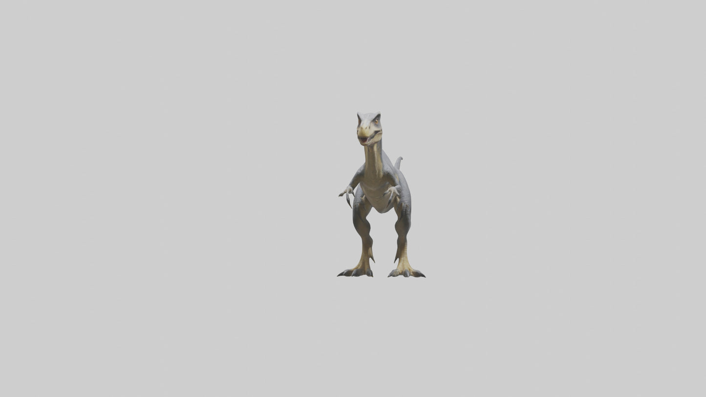 Eoraptor model VR / AR / low-poly