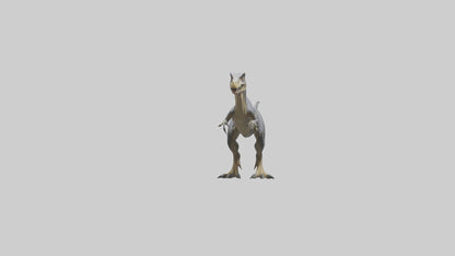 Eoraptor model VR / AR / low-poly