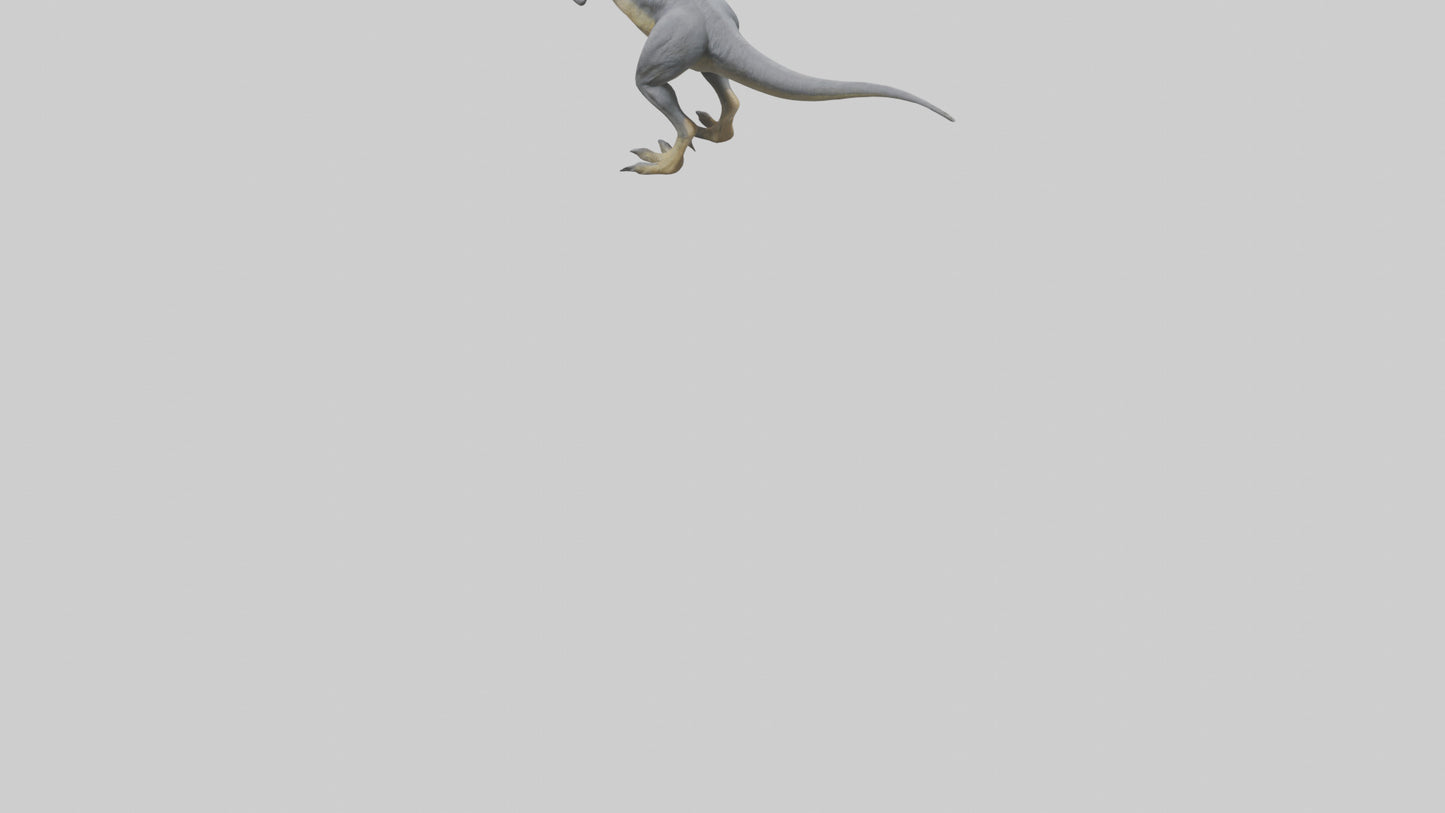 Eoraptor model VR / AR / low-poly