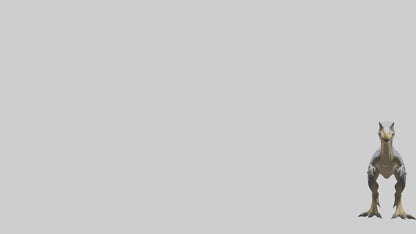 Eoraptor model VR / AR / low-poly