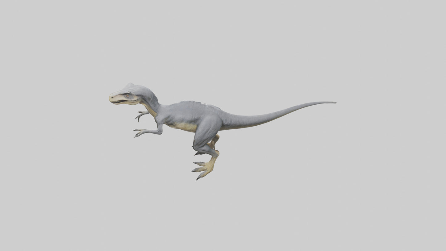 Eoraptor model VR / AR / low-poly
