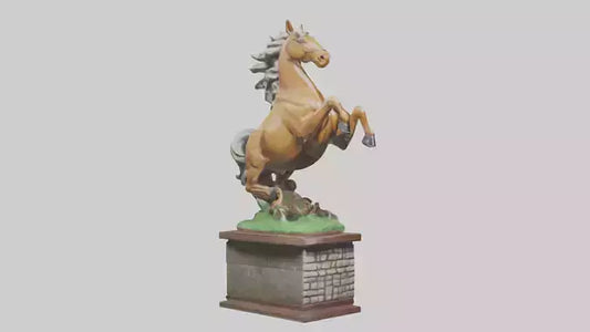 3D model Epona statue model VR / AR / low-poly
