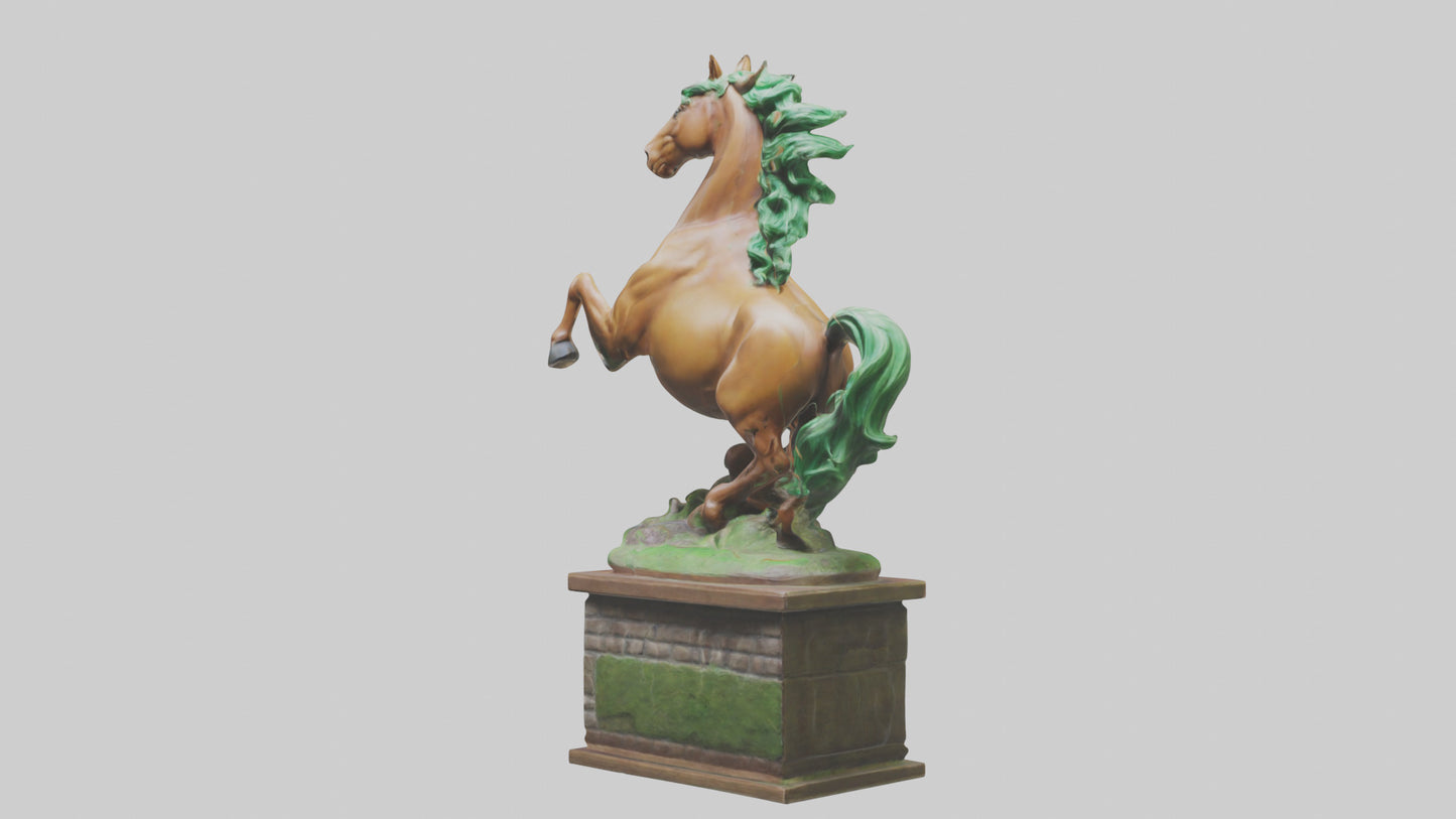 3D model Epona statue model VR / AR / low-poly
