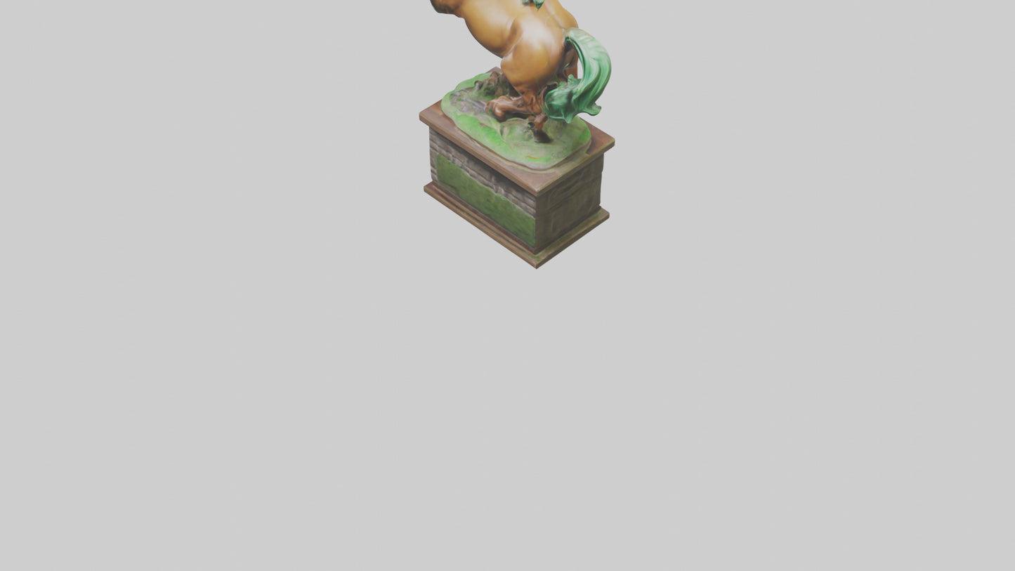 3D model Epona statue model VR / AR / low-poly