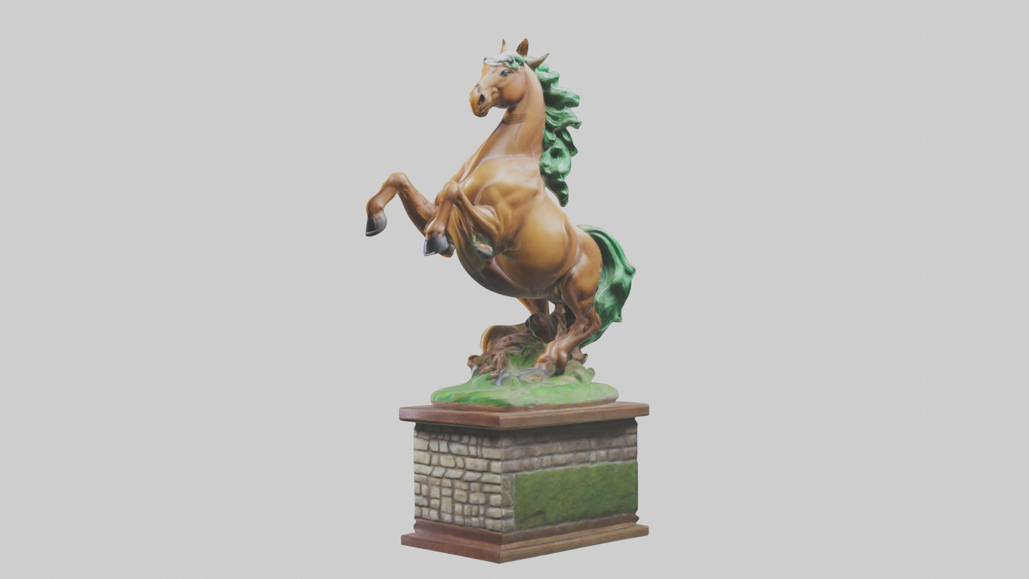 3D model Epona statue model VR / AR / low-poly