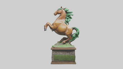 3D model Epona statue model VR / AR / low-poly
