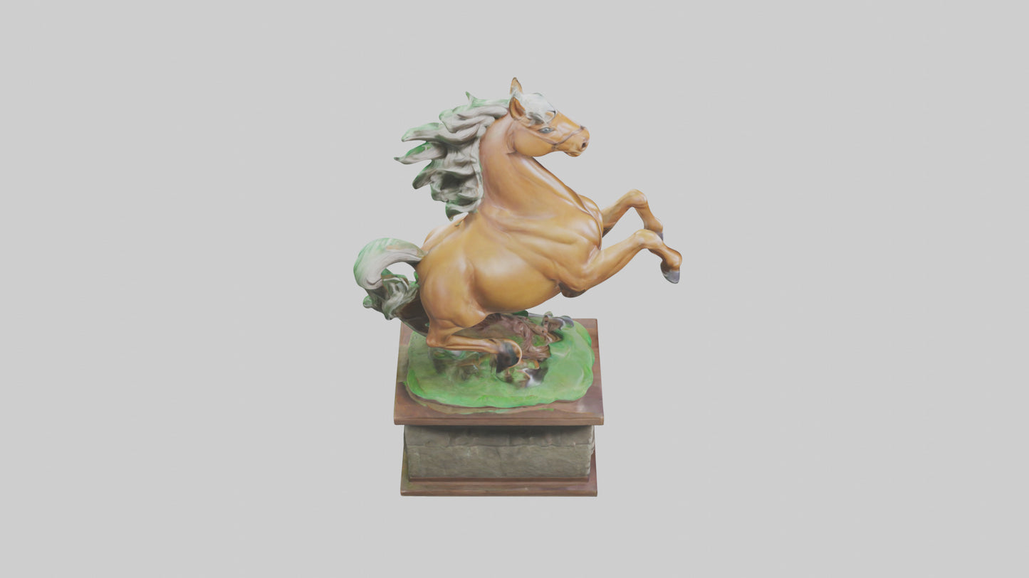 3D model Epona statue model VR / AR / low-poly
