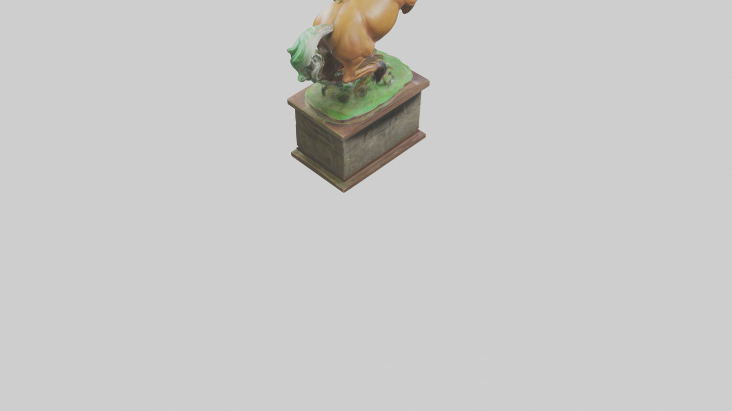 3D model Epona statue model VR / AR / low-poly