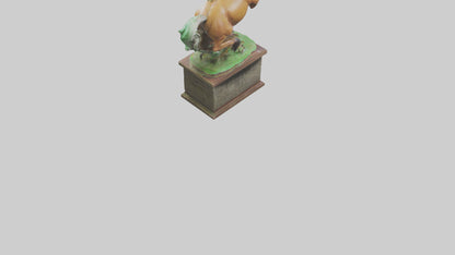 3D model Epona statue model VR / AR / low-poly