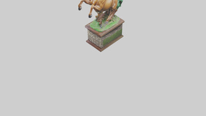 3D model Epona statue model VR / AR / low-poly