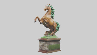 3D model Epona statue model VR / AR / low-poly