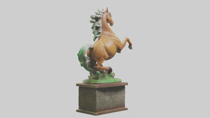 3D model Epona statue model VR / AR / low-poly