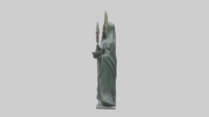 3D model Ereshkigal statue model VR / AR / low-poly