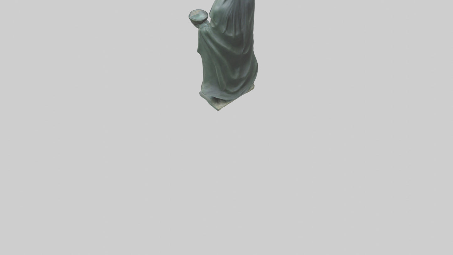 3D model Ereshkigal statue model VR / AR / low-poly
