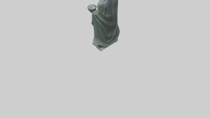 3D model Ereshkigal statue model VR / AR / low-poly