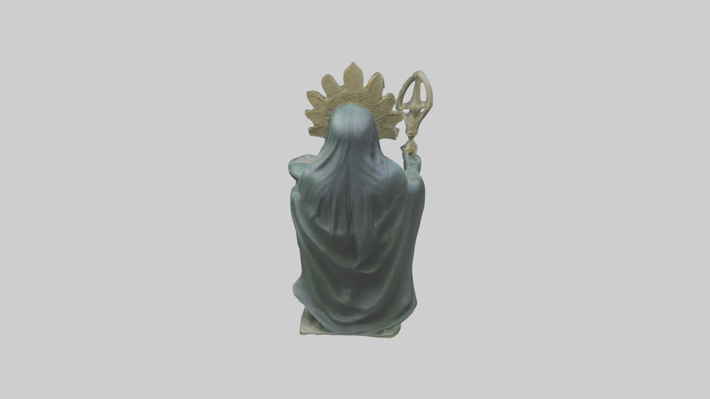 3D model Ereshkigal statue model VR / AR / low-poly