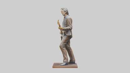 Eric Clapton statue model VR / AR / low-poly