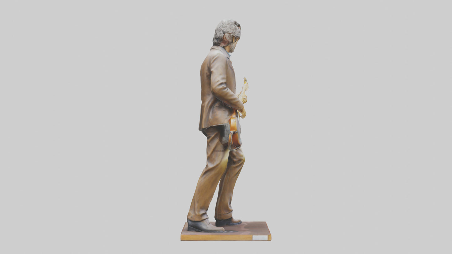 Eric Clapton statue model VR / AR / low-poly