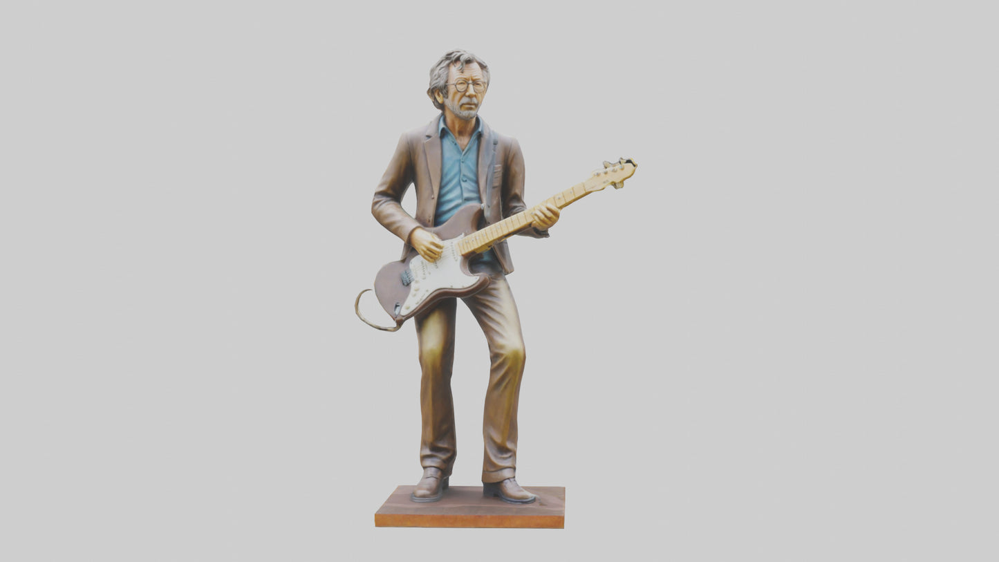 Eric Clapton statue model VR / AR / low-poly