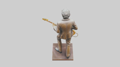 Eric Clapton statue model VR / AR / low-poly