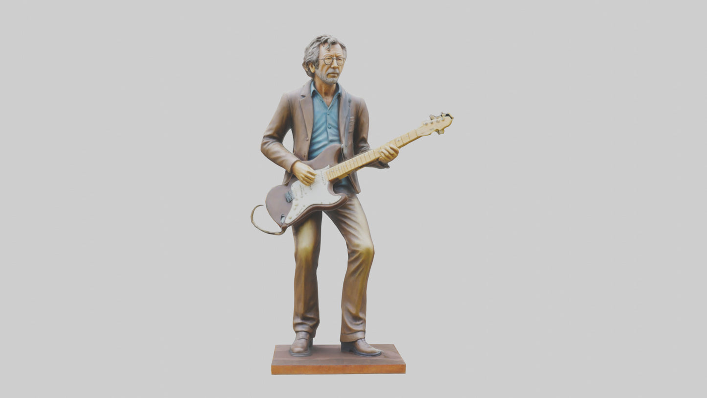 Eric Clapton statue model VR / AR / low-poly