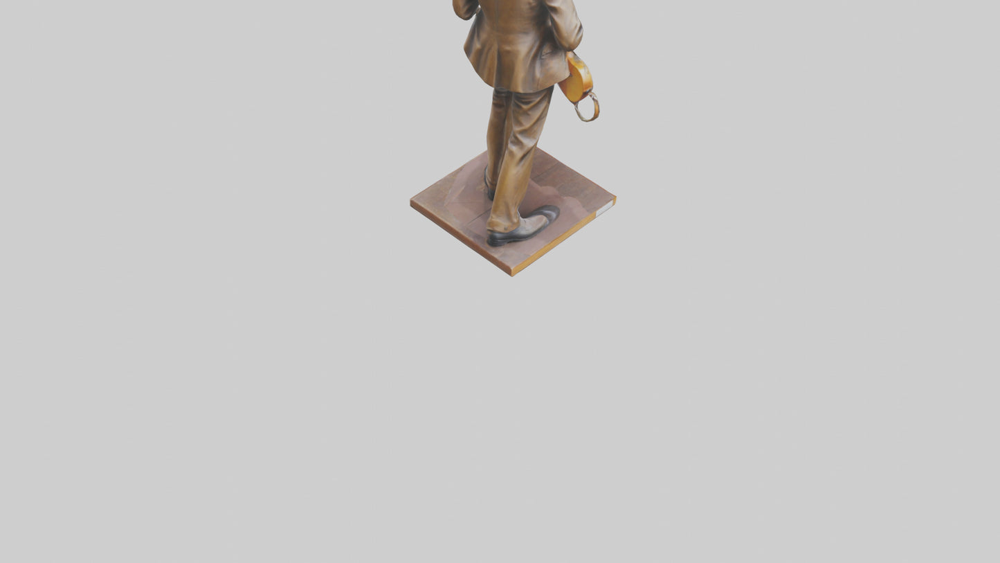 Eric Clapton statue model VR / AR / low-poly