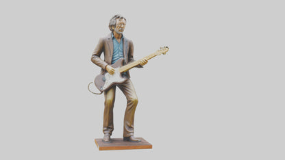 Eric Clapton statue model VR / AR / low-poly