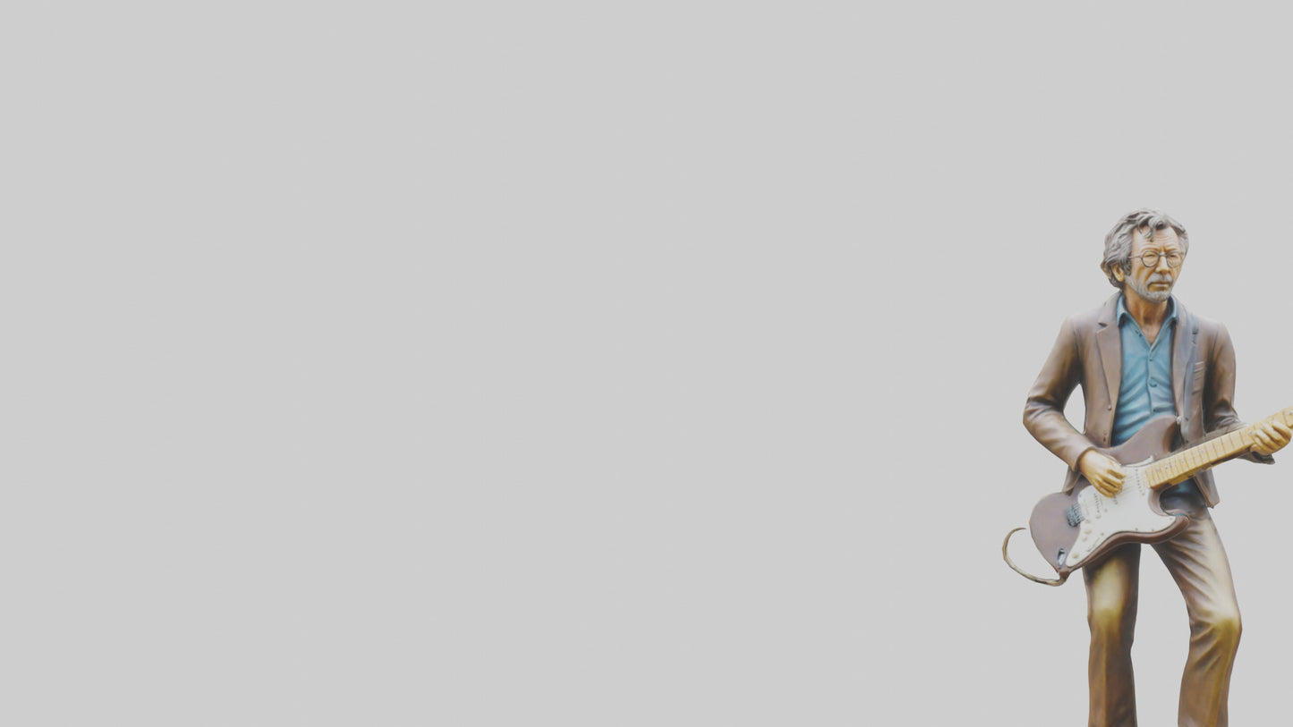 Eric Clapton statue model VR / AR / low-poly