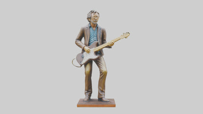 Eric Clapton statue model VR / AR / low-poly