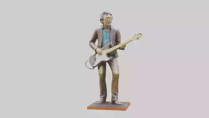Eric Clapton statue model VR / AR / low-poly