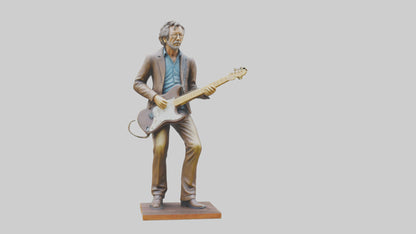Eric Clapton statue model VR / AR / low-poly