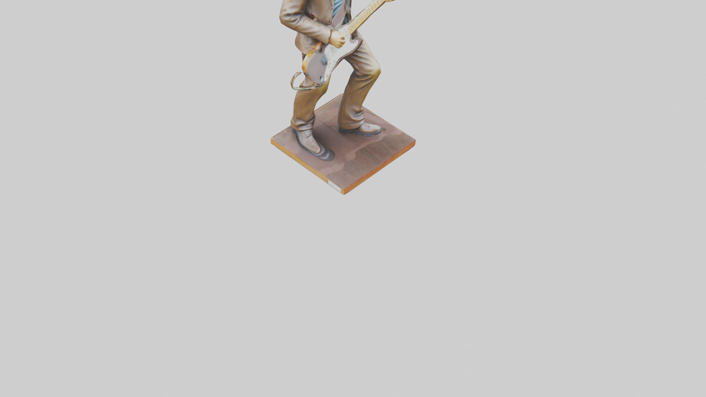 Eric Clapton statue model VR / AR / low-poly