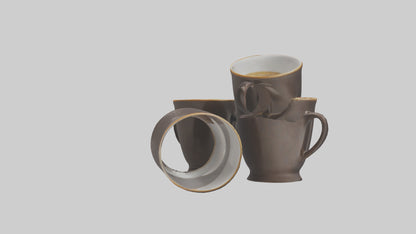 3D model Espresso Cups model VR / AR / low-poly