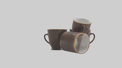 3D model Espresso Cups model VR / AR / low-poly