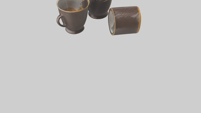 3D model Espresso Cups model VR / AR / low-poly