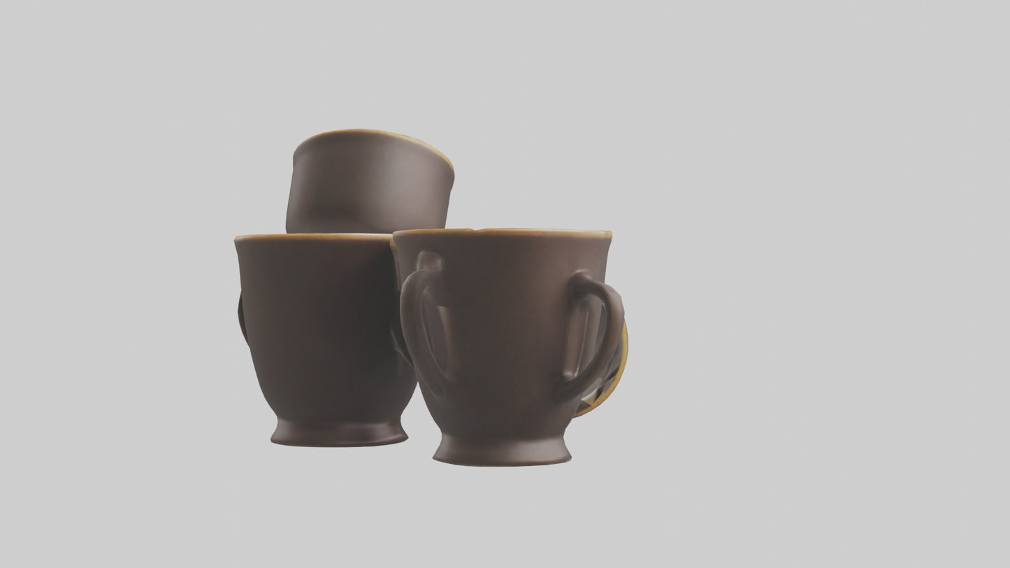 3D model Espresso Cups model VR / AR / low-poly