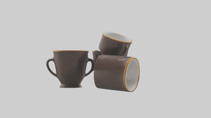 3D model Espresso Cups model VR / AR / low-poly